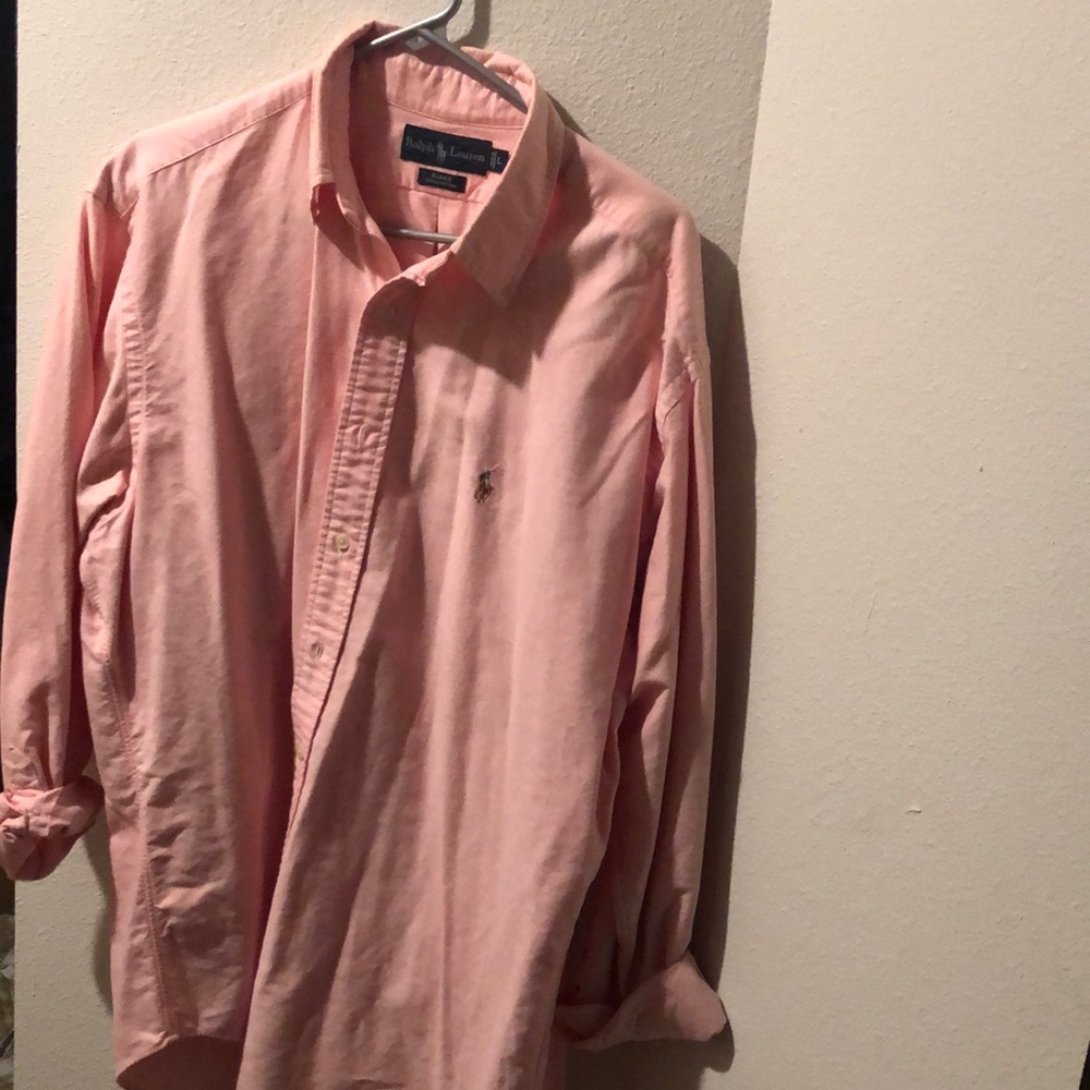 Pink Polo button down